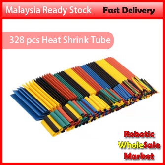 164/328pcs Heat Shrink Insulation Shrinkable Tubing Wire Cable