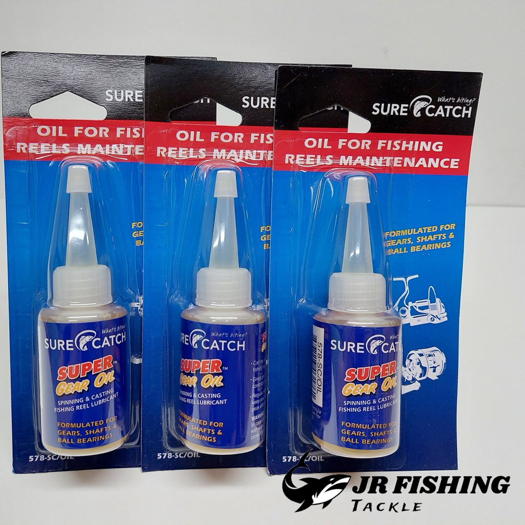 SURE CATCH SUPER GEAR OIL (30ML) FOR FISHING REELS MAINTENANCE | Shopee ...
