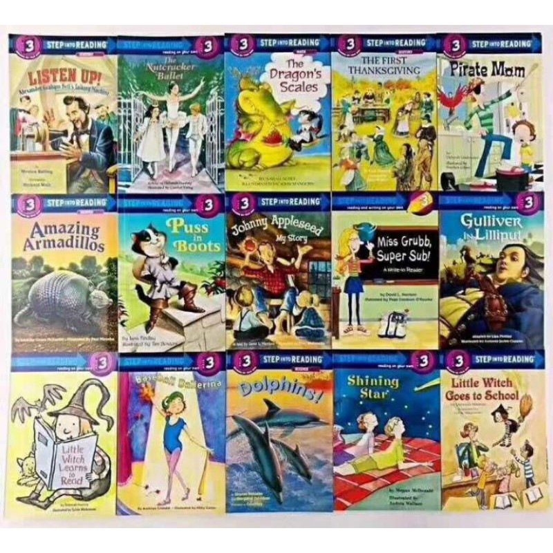 Step into Reading Level 3 30 books 第3階段分級閱讀經典點讀版