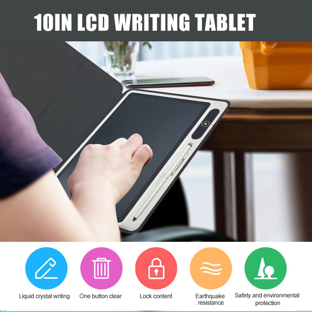 10inch LCD Business Writing Tablet With Protective Case One-Click ...