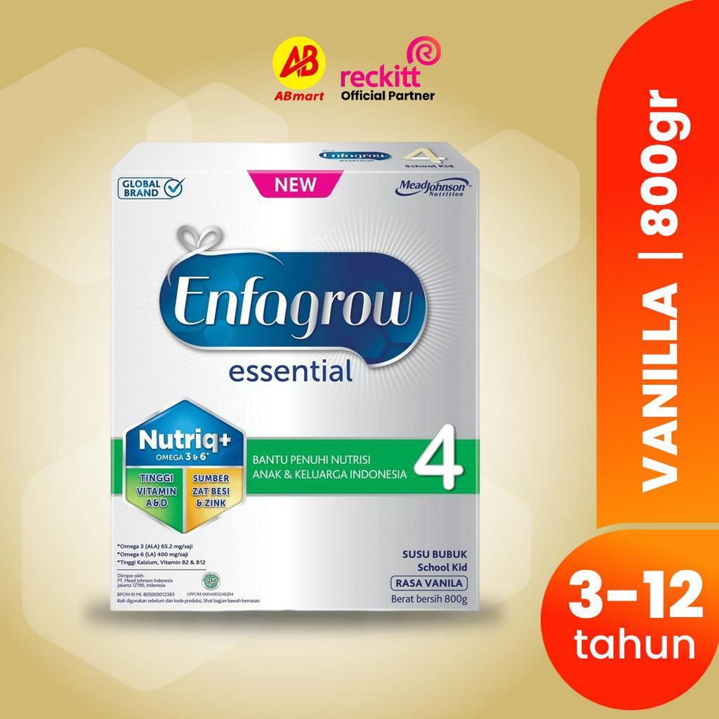 Enfagrow essential 4 800 gram Vanilla/Child Growth Milk Powder Shopee