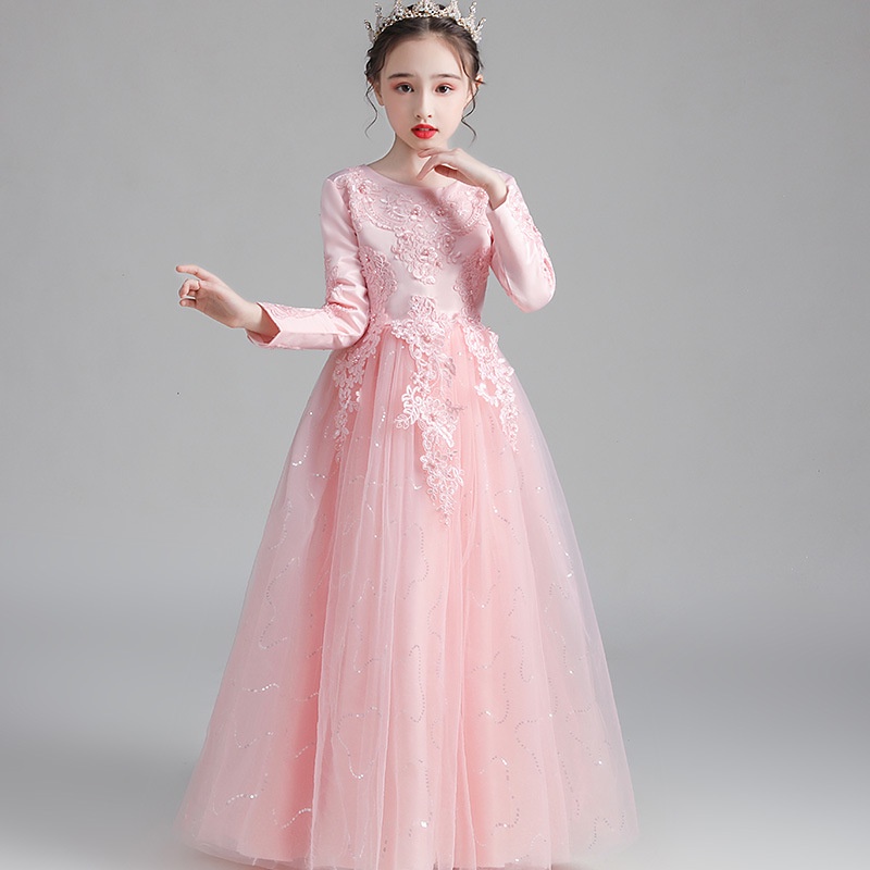 Girl Princess Dress Labuh Kids Baju Budak Fluffly Flower Girl Dress ...