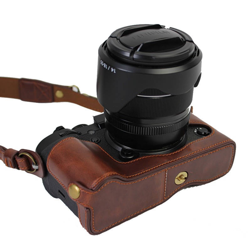 Luxury PU Leather Camera Bag case For FUJI XT2 XT3 XT2 XT3 1855 18