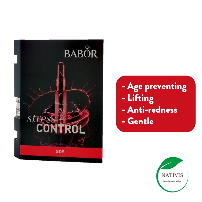 BABOR CONCENTRATED AMPOULE SOS (Stress Control) trial size 2ml Shopee Malaysia