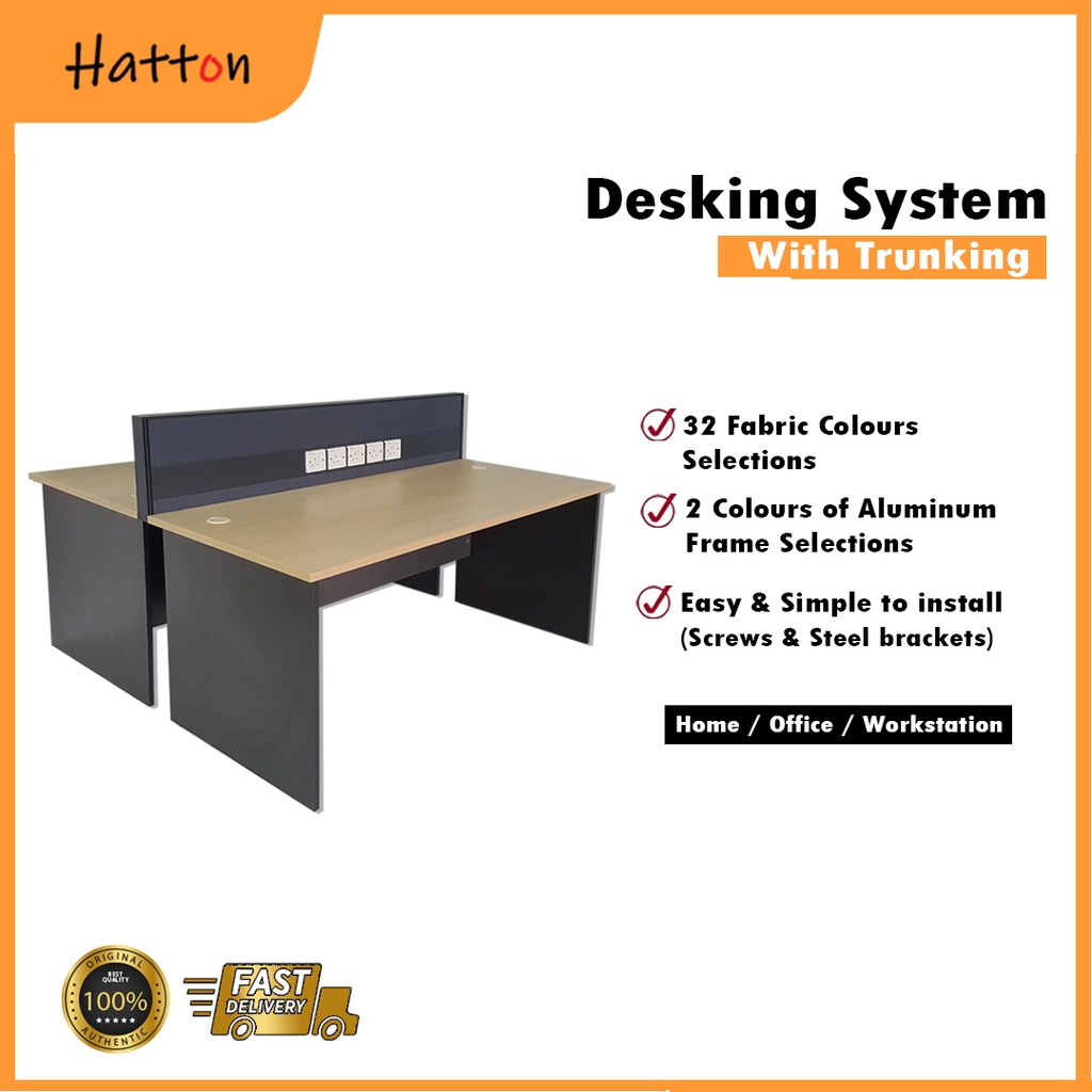 Hatton Power Socket Partitions Divider / Table Partition Desk Divider