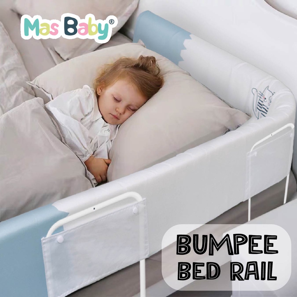 Mas Baby BUMPEE Bed Rail Soft Foam Baby Bed Fence Anti fall Guard