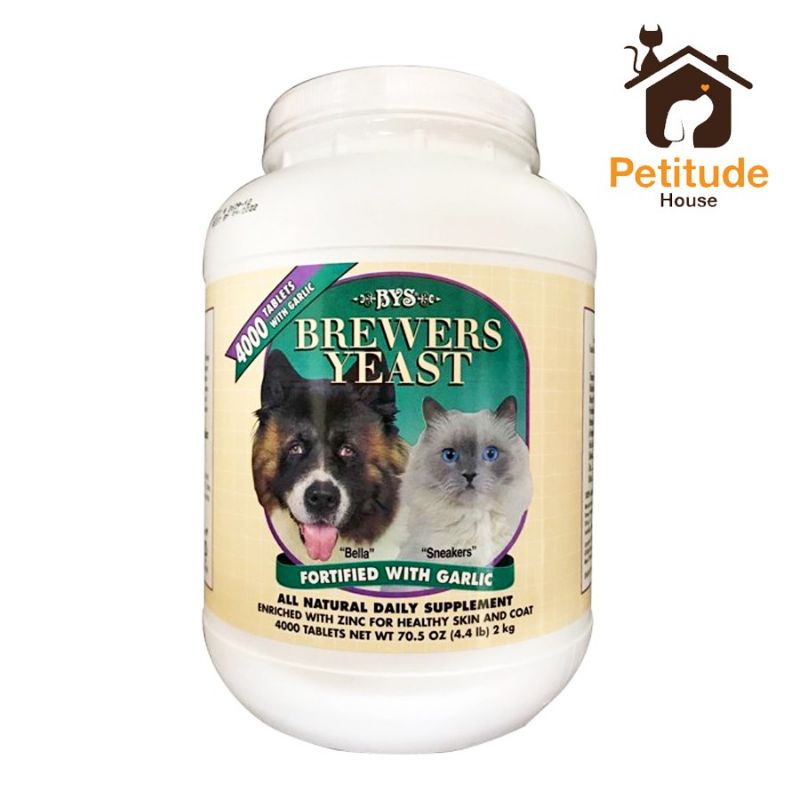 【PET】BYS Brewer Yeast For Cat & Dog 4000's Tablet Shopee Malaysia