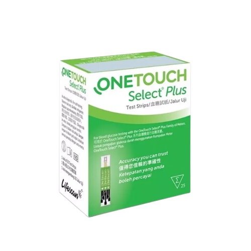 One Touch Select Plus Test Strips 25's Shopee Malaysia