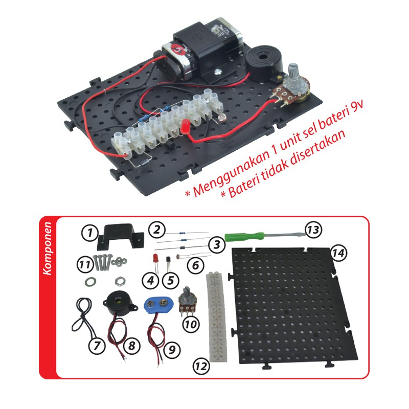 Project RBT Projek Membuat Suis Peka Cahaya Dan Buzer | Shopee Malaysia