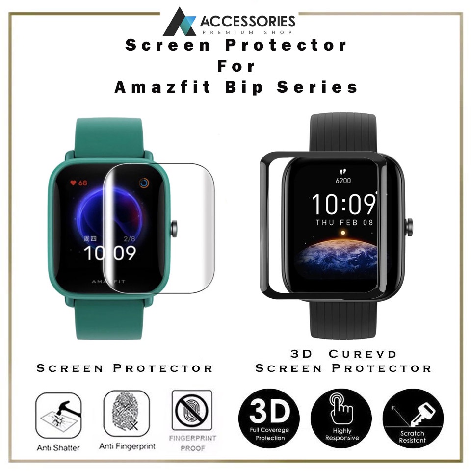 iScreen Protector Amazfit Bip 3/3 Pro Full Coverage TPU