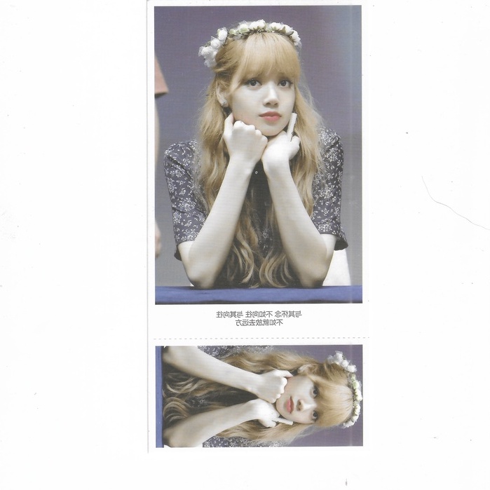 BLACKPINK LISA POSTCARD 粉墨 LISA 明信片 | Shopee Malaysia