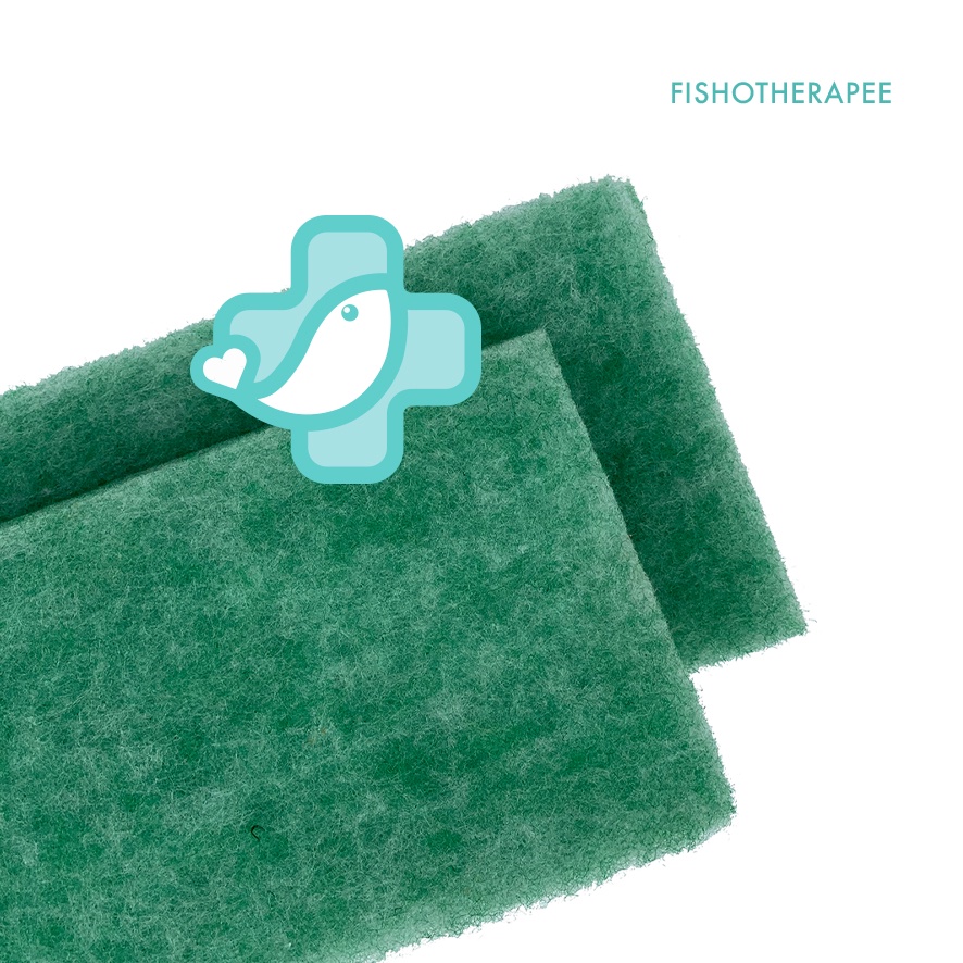 2 Ply Superior Filter Wool Mat Sponge Thick Green Aquarium Fish Waste ...