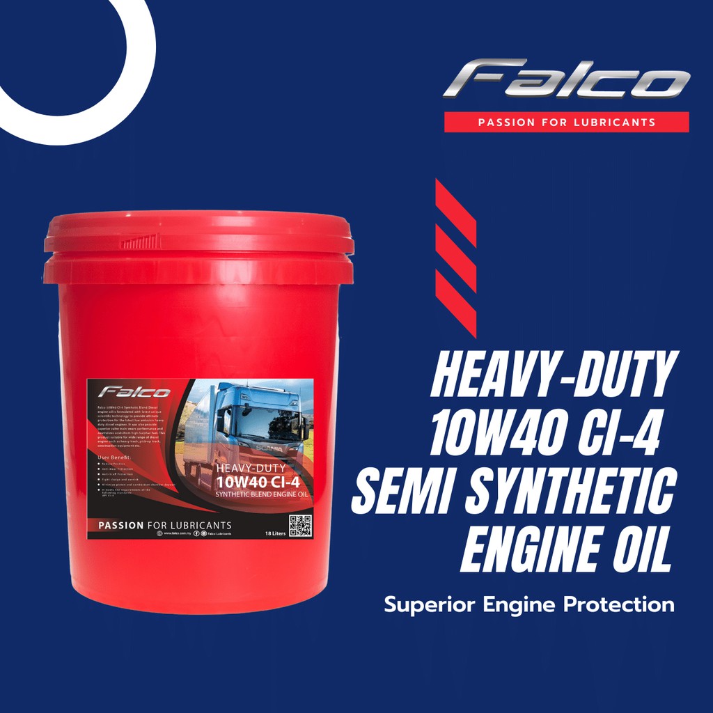 FALCO HEAVY DUTY SEMI SYNTHETIC 10W40 CI-4 DIESEL ENGINE OIL * ISUZU ...