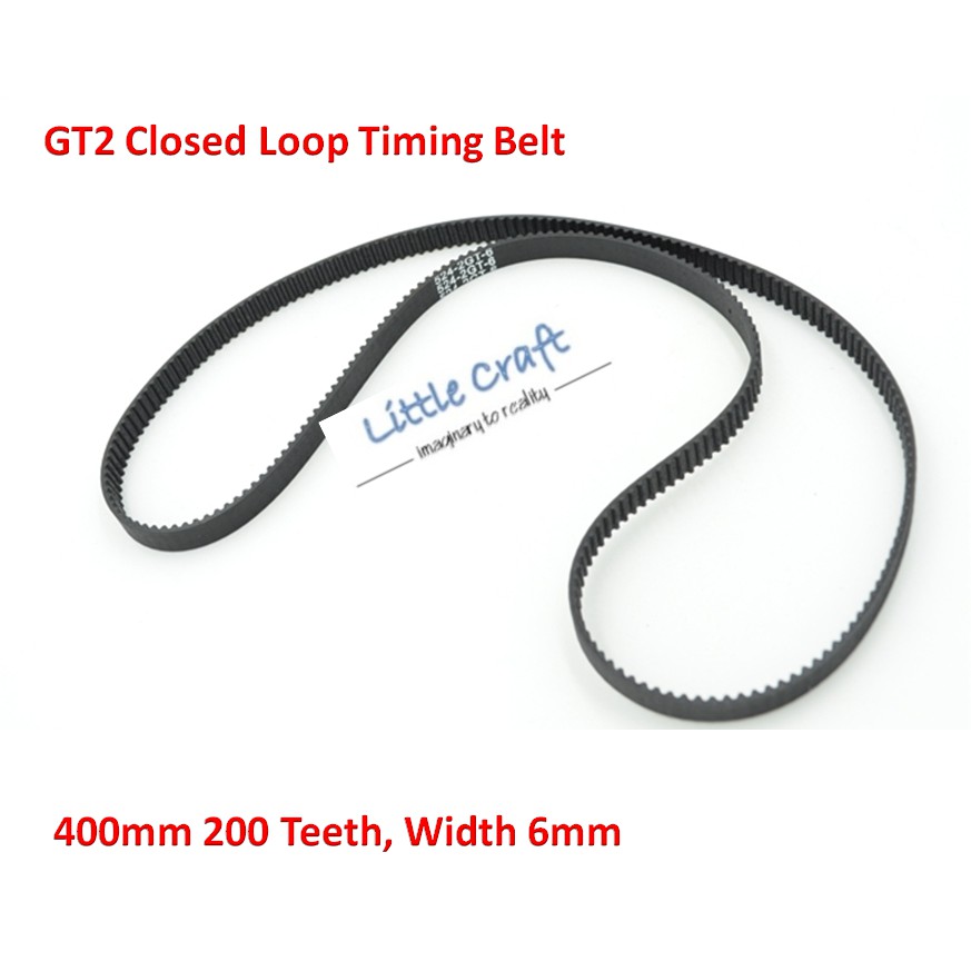 Industrial Drive Belt 182mm Rubber Belt 2Pcs 182mm GT2 Timing