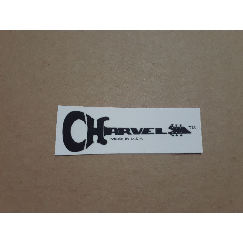 Charvel headstock logo waterslide decal black | Shopee Malaysia