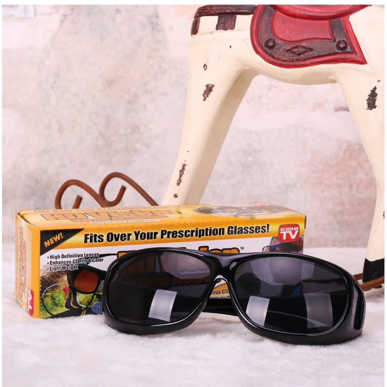 HD Vision Wrap Around Max Protection Car Driving Sunglasses | Shopee ...