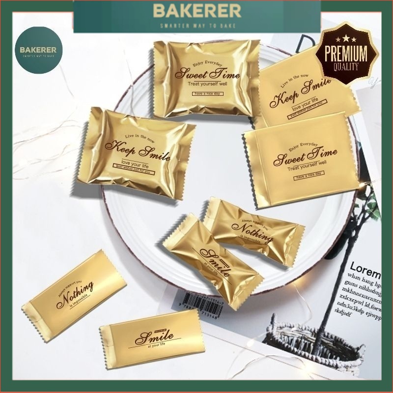 Luxury Gold Biscuits snowflake nougat cookies bag kuih raya packing ...