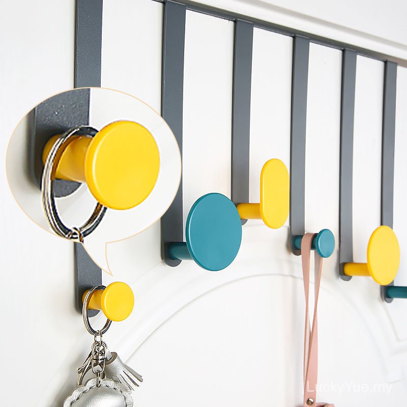 【Ready Stock】HookType Hanger PunchFree Wall Hanging Door Back Door