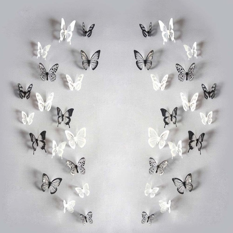 18pc DIY 3D Butterfly Wall Stickers Art Decal PVC Butterflies Home Room Decor | Shopee Malaysia