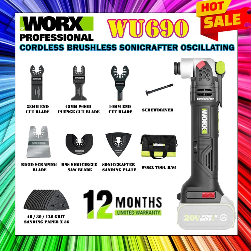 WORX WA5099 - Kit de accesorios universal para sonicrafter/herraienta