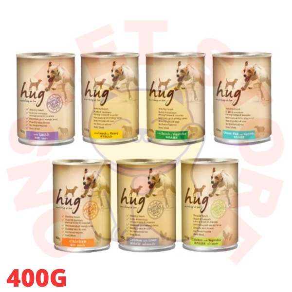 Hug Dog Can Food 400G Wet Dog Food | Shopee Malaysia