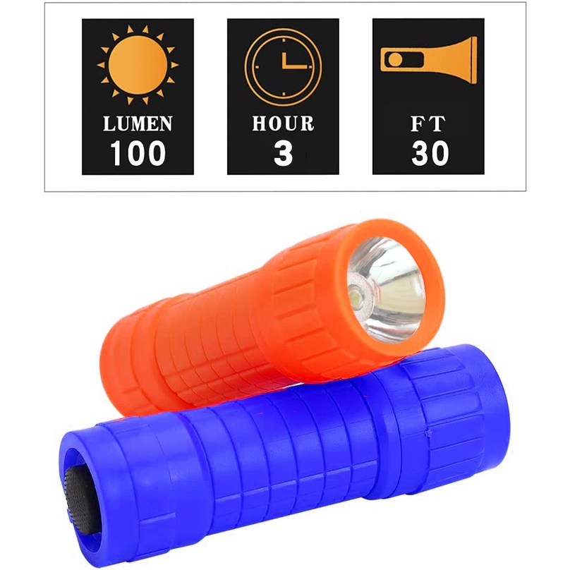 Small Mini LED Flashlight S10 Colorful Suface Flashlights for Kids ...