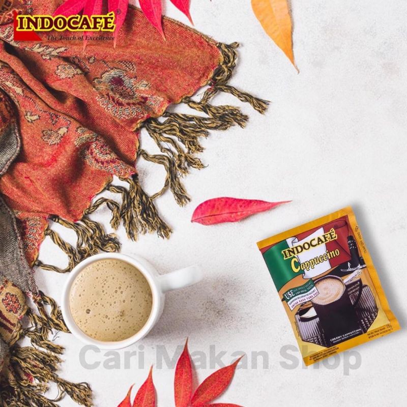 Indocafe Cappuccino 1 Renteng / 10pcs Product Indonesia