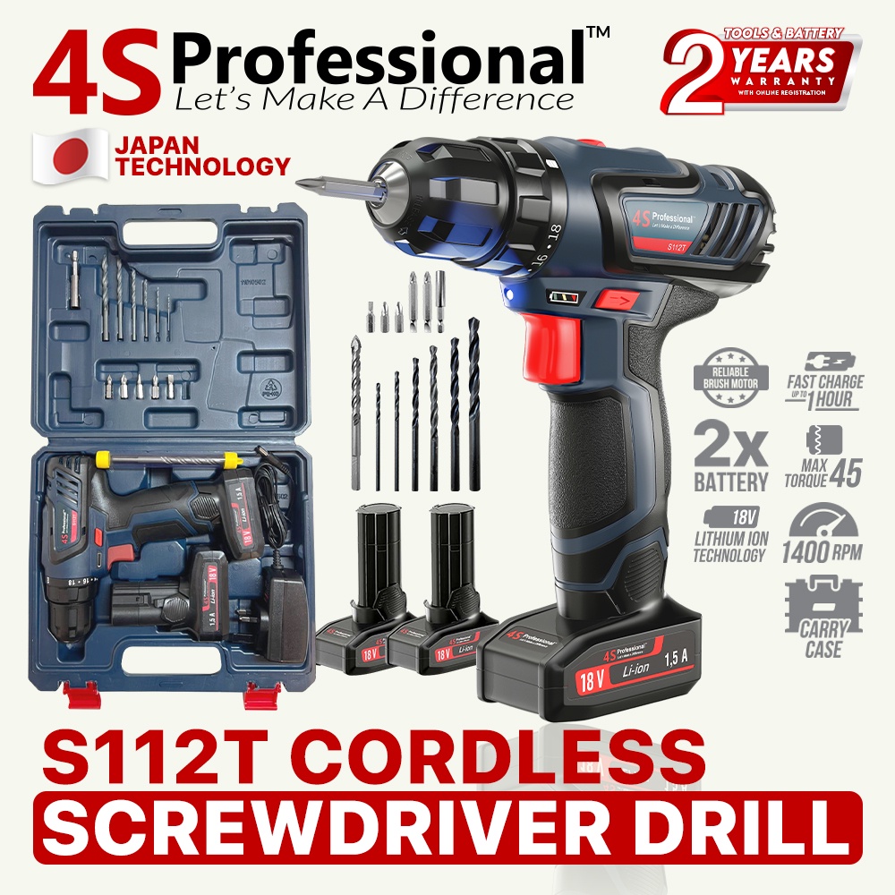 Cordless deals screw drill