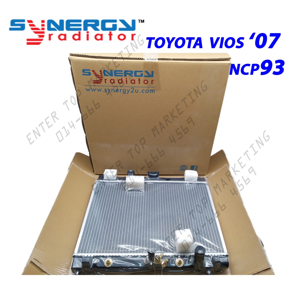 Radiator Toyota Vios 07 ncp93 Yaris 07 tangki vios syenrgy | Shopee ...