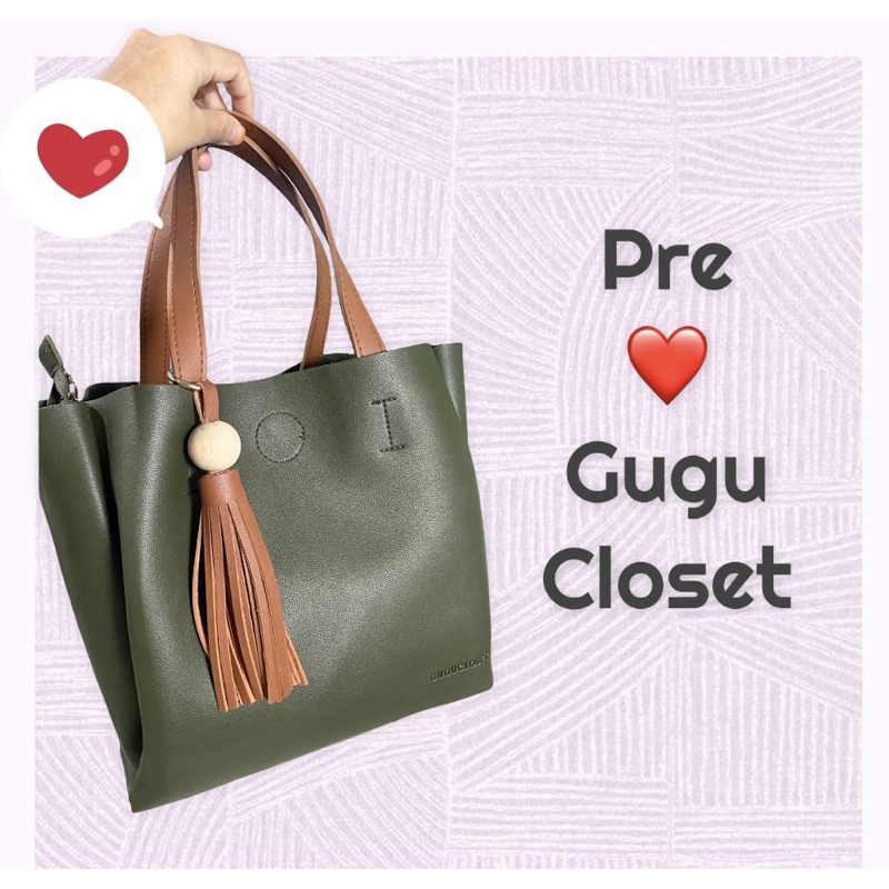 Gugu Closet handbag (preloved) | Shopee Malaysia