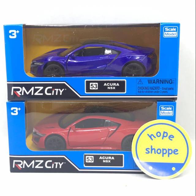 Original Rmz City Acura NSX Diecast JDM Car Model 32 Diecaster Toy ...