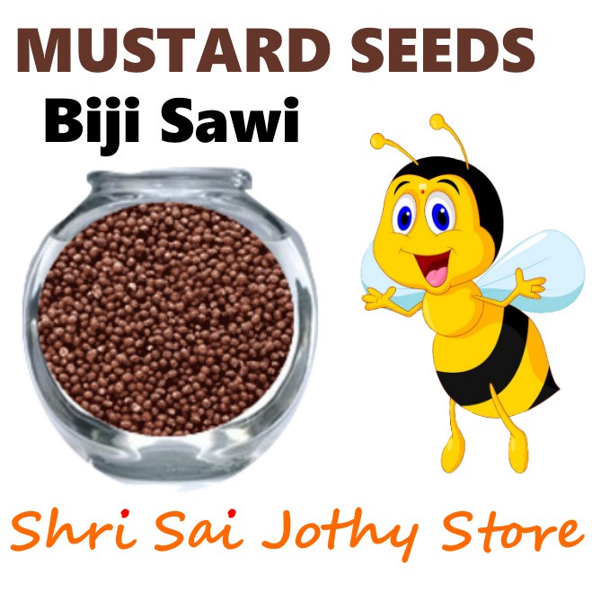 Biji Sawi Mustard Seed 50g Shri Sai Jothy Store Shopee Malaysia