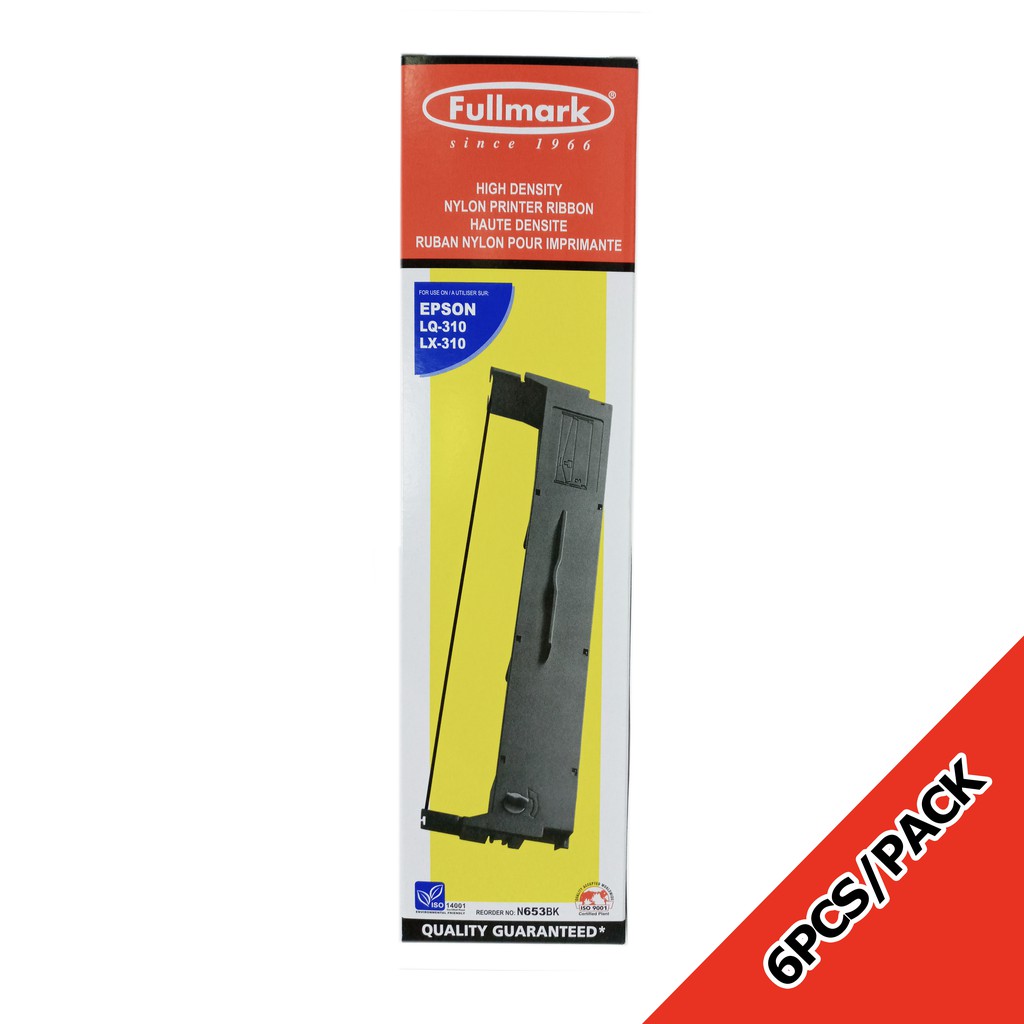 Fullmark Epson LQ 310 / LQ310 / LQ- 310 / LX 310 Printer Ribbon Nylon ...