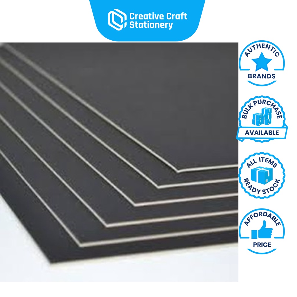 Mounting Board BLACK & COLOR Size A4 & A3 & A2 DIY Craft Project