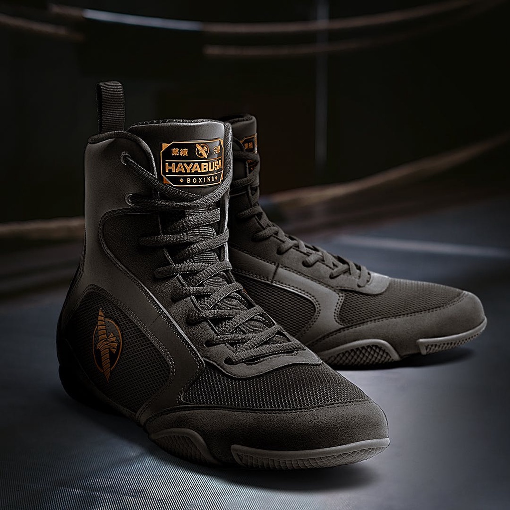 Hayabusa Pro boxing Shoes Black Shopee Malaysia