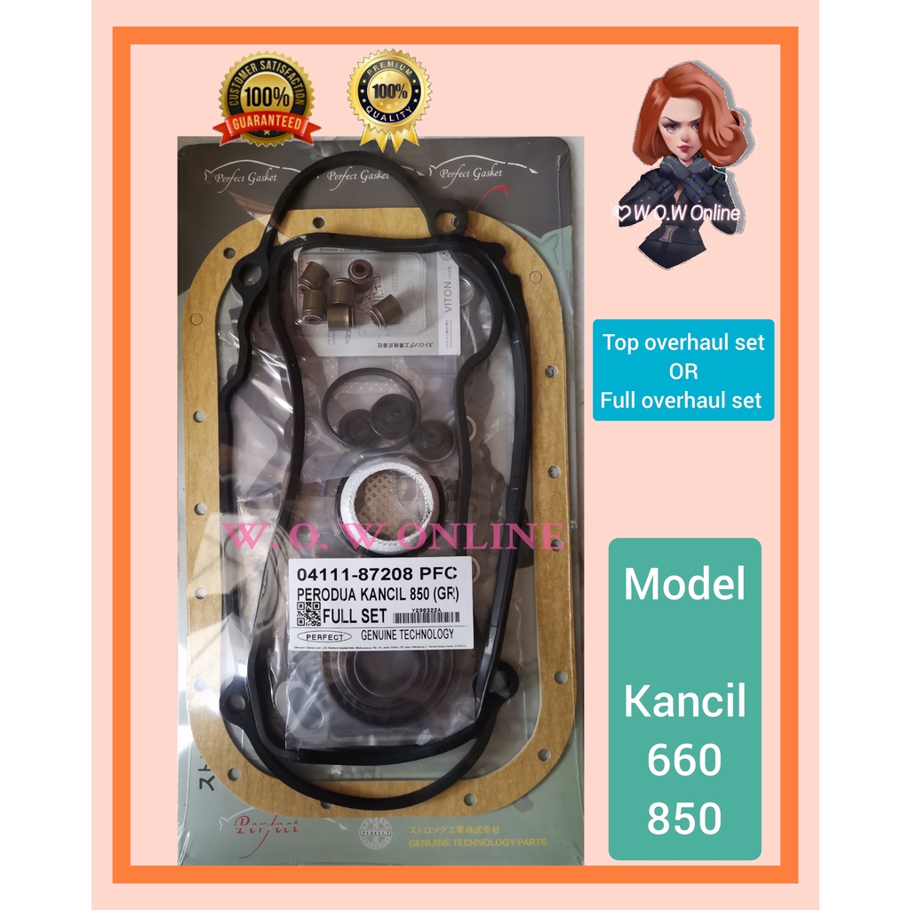 PERODUA KANCIL 660 850 EF ED CARBURETOR ENGINE TOP OR FULL OVERHAUL
