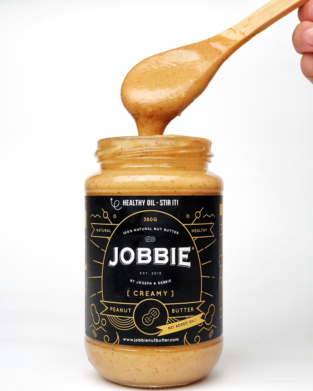 JOBBIE Creamy Classic Peanut Butter (380g) | Shopee Malaysia