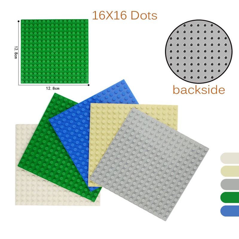 12.8*12.8cm Classical Minifigures Baseplate Building Blocks Toys ...