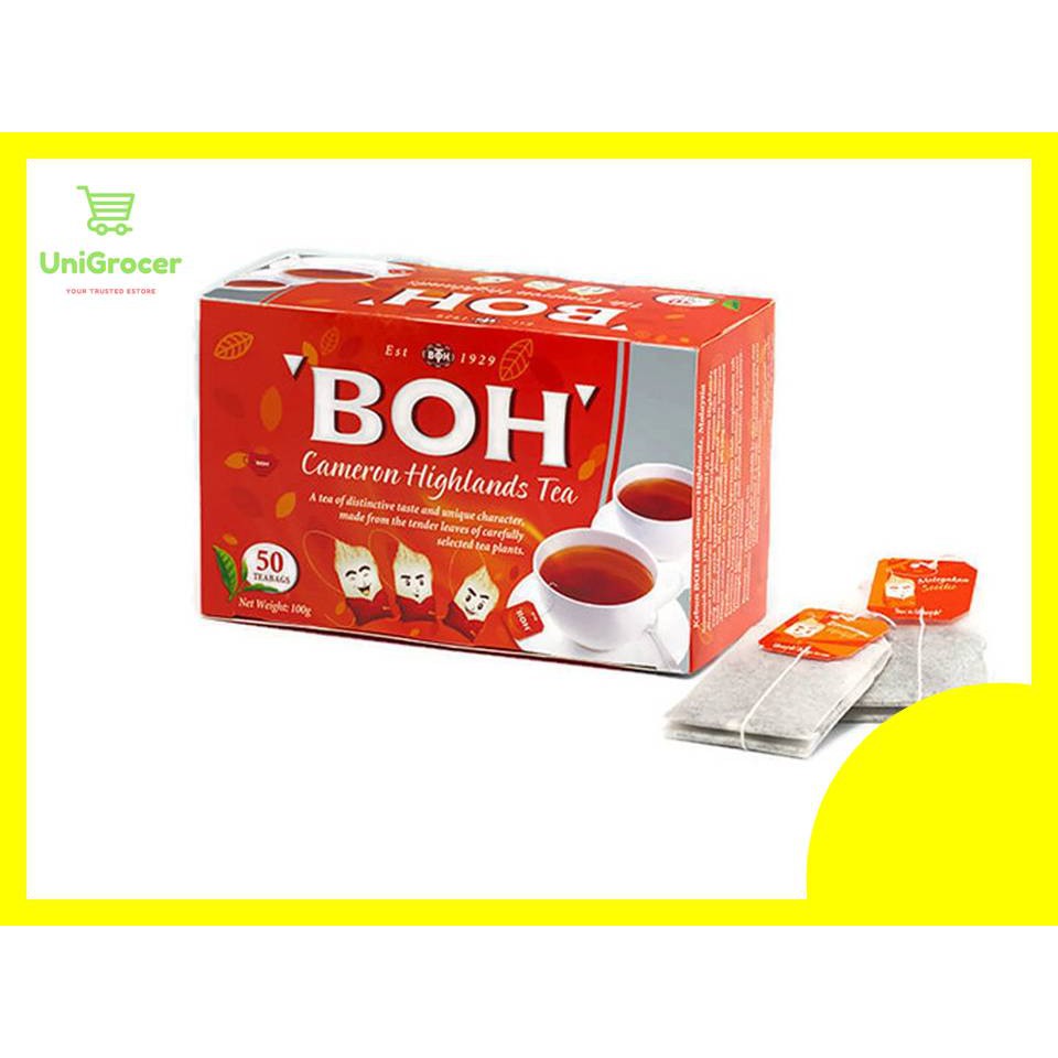 Boh Cameron Highlands Tea 25s / 50s Tea Bags | Shopee Malaysia