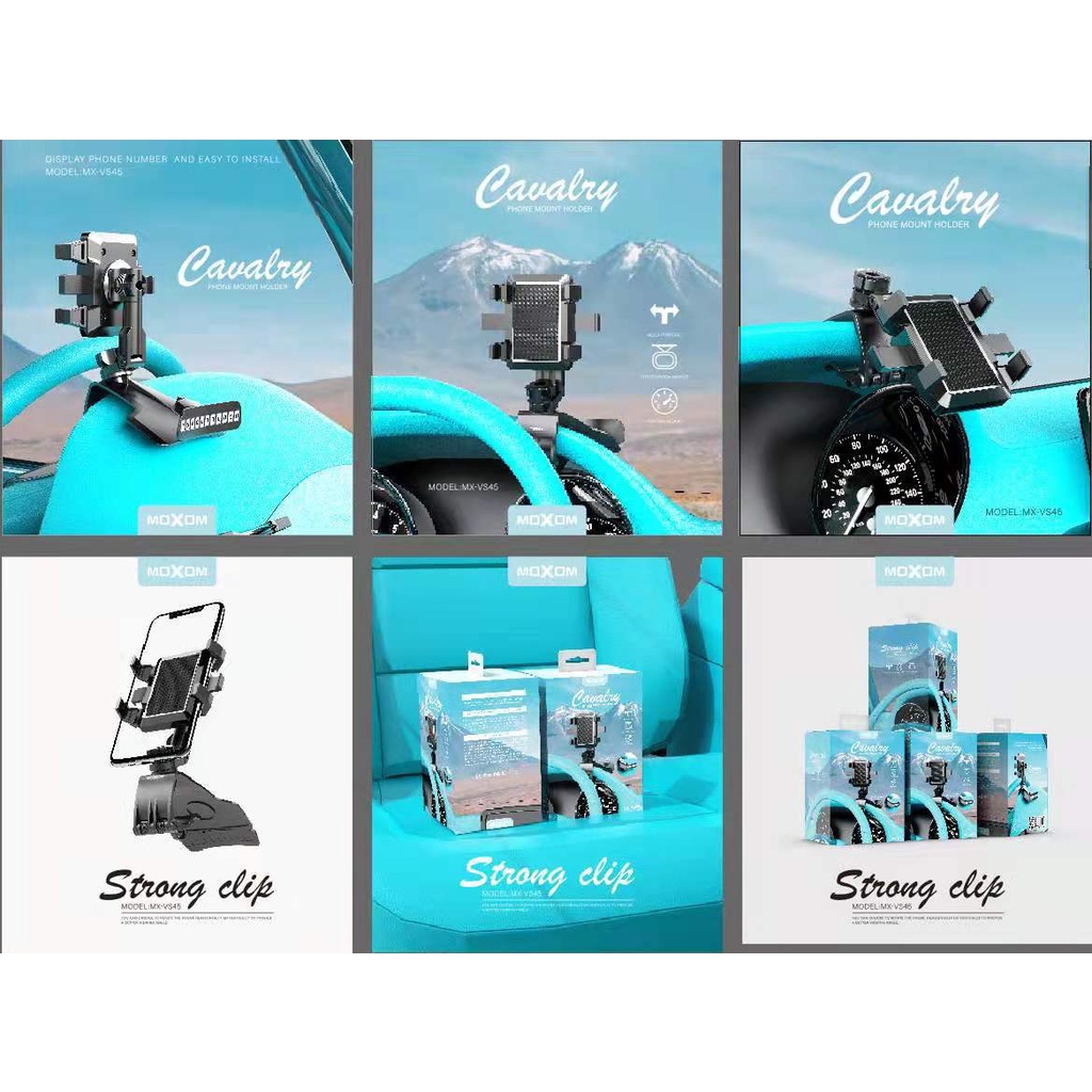 Moxom MX-VS45 Cavalry Universal Car Dashboard Mount Phone, 49% OFF