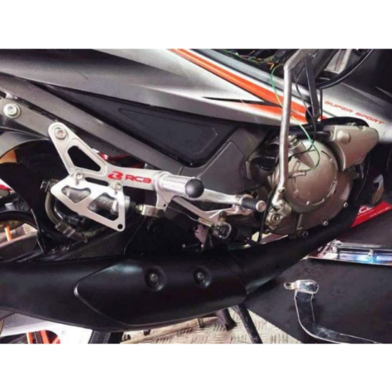 RCB RACING BOY FOOTREST SINGLE SET YAMAHA 125Z / 125ZR / Y125Z / Y125ZR / Y125 Shopee Malaysia