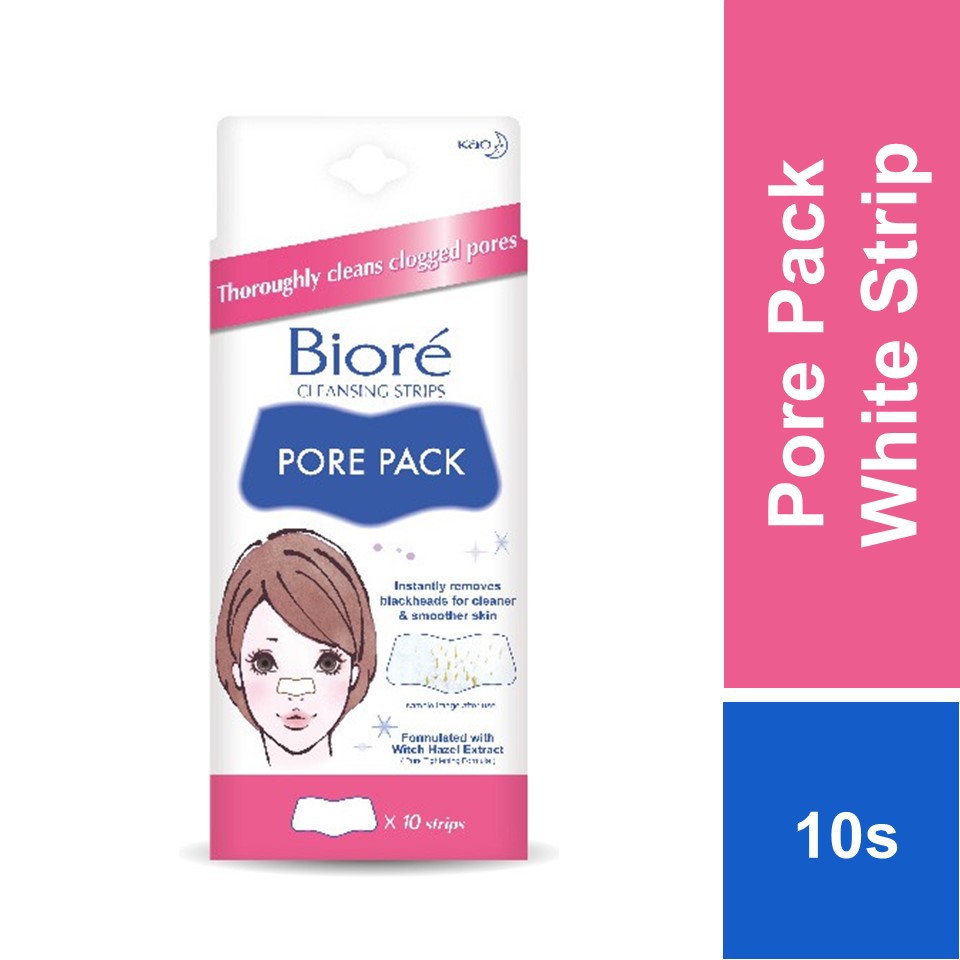 Biore Pore Pack White Strip (10s) | Shopee Malaysia