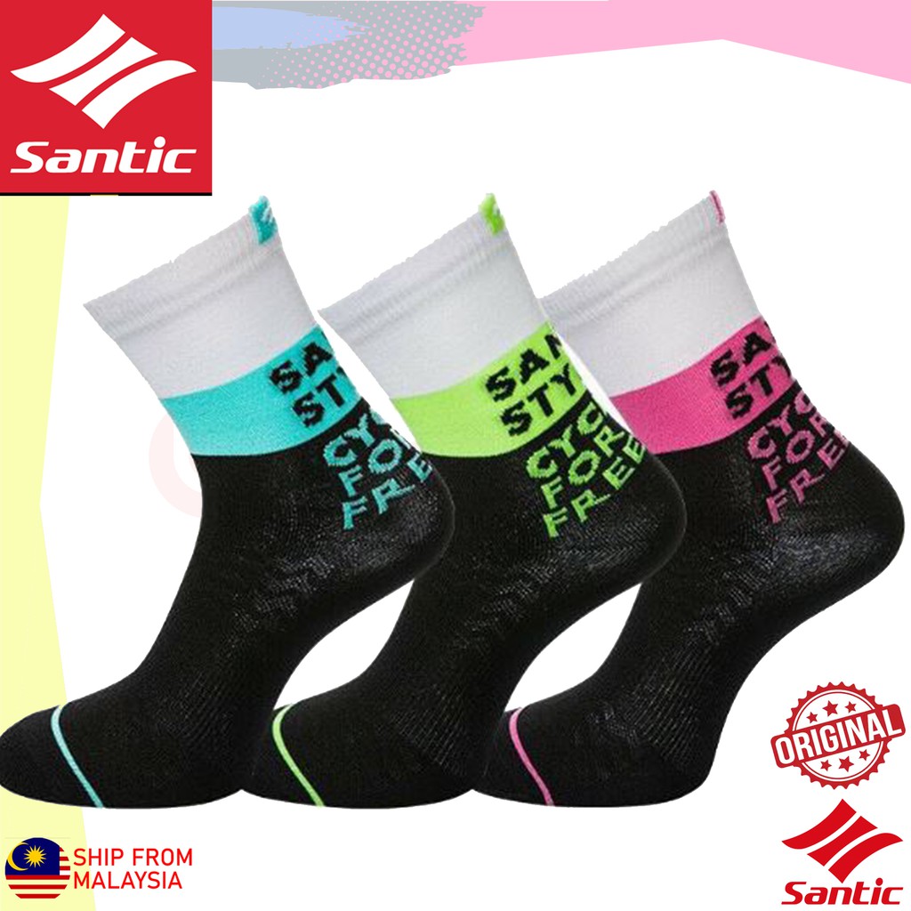 SANTIC MEN WOMEN CYCLING SOCKS BREATHABLE PREMIUM CYCLING SOCKS