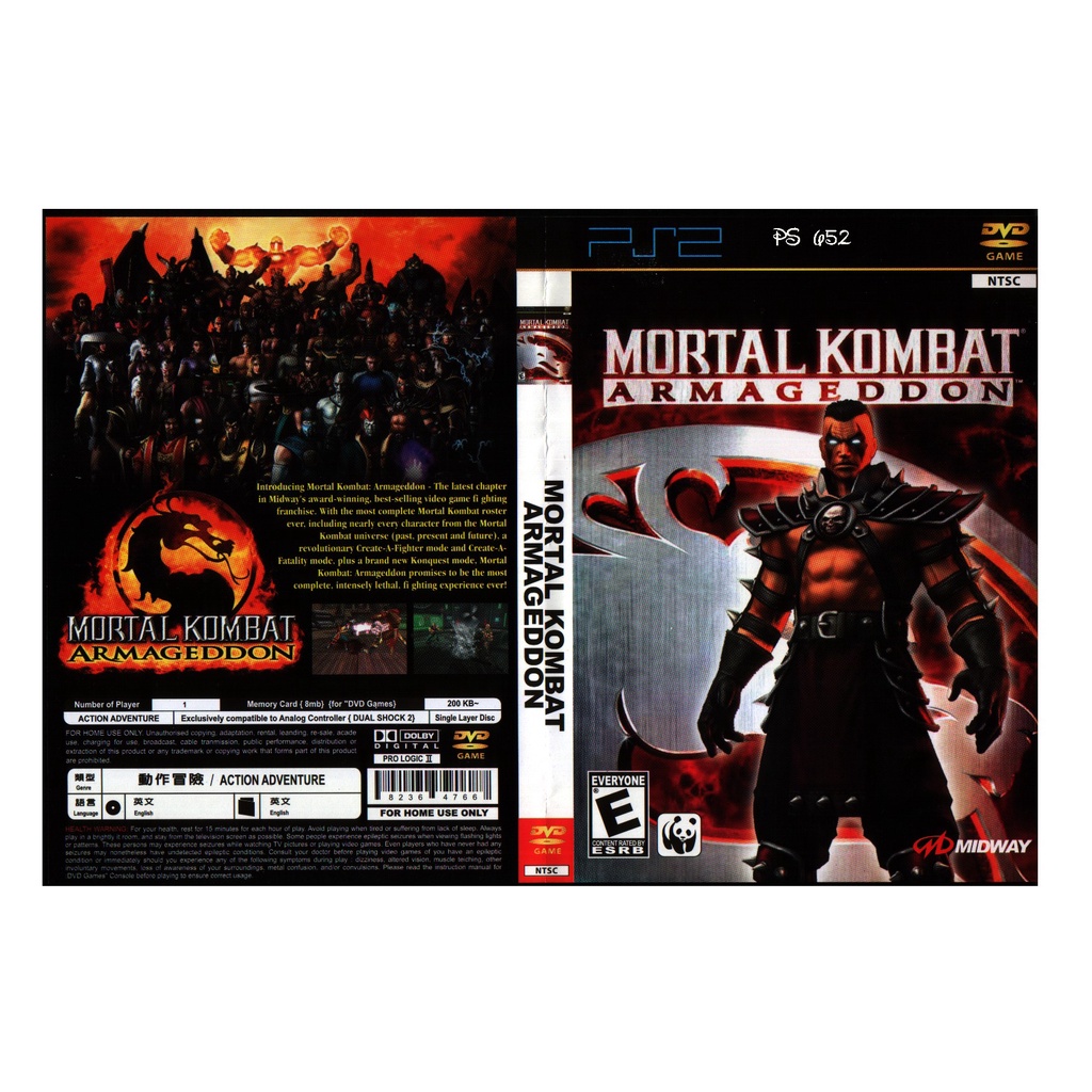 PS2 GAME COLLECTION MORTAL KOMBAT ARMAGEDDON | Shopee Malaysia