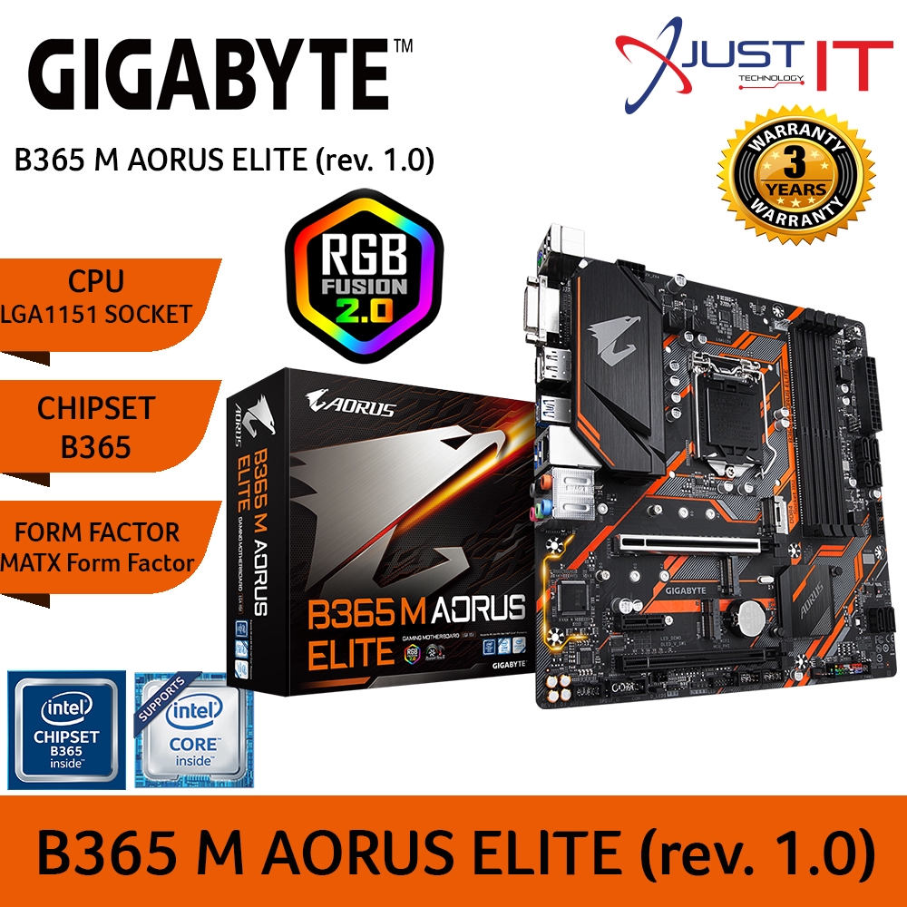 Aorus on sale b365m elite