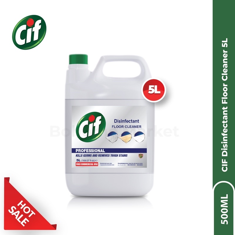 1 CARTON (2 bottle x 5000ml) CIF DISINFECTANT FLOOR CLEANER (Direct ...