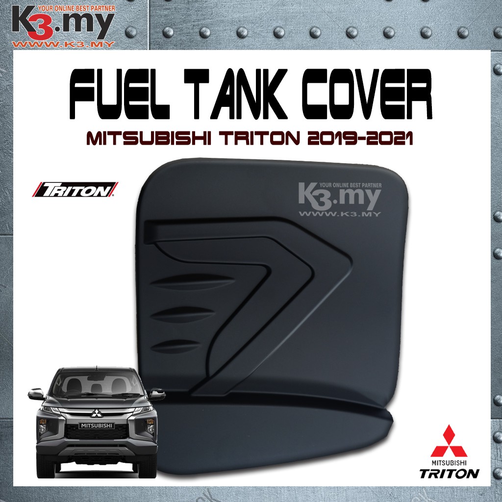 Mitsubishi Triton 20192021 Fender Fuel Tank Cover (Black Color) Shopee Malaysia