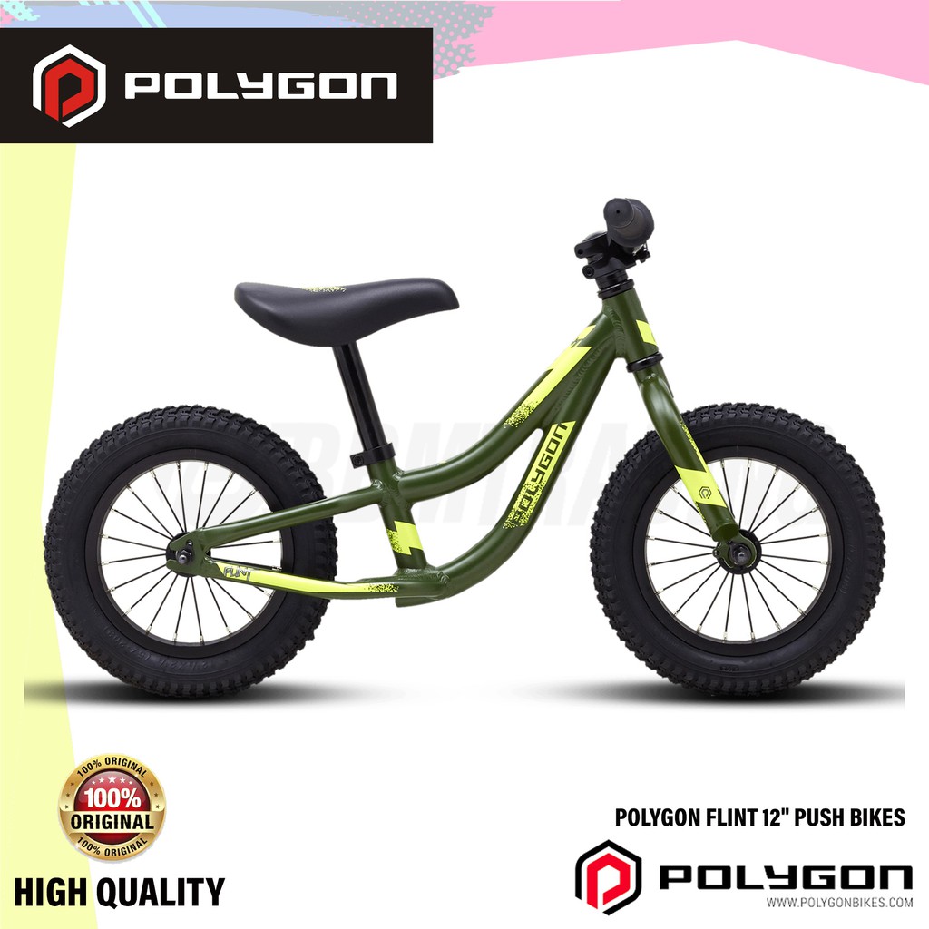 POLYGON FLINT 12 PUSH BIKES BALANCE BIKES ALLOY FRAME AND RIMS SEALED BEARING LIGHTWEIGHT 3.6 KIDS BIKE Shopee Malaysia