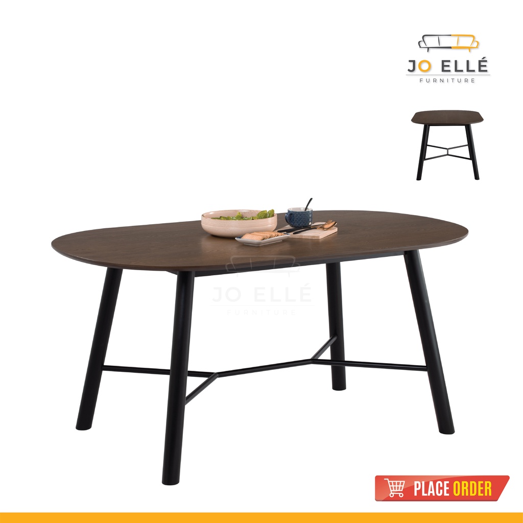 Jo ELLE Harold 1.6M Dining Table / Solid Wood Table / Large Table