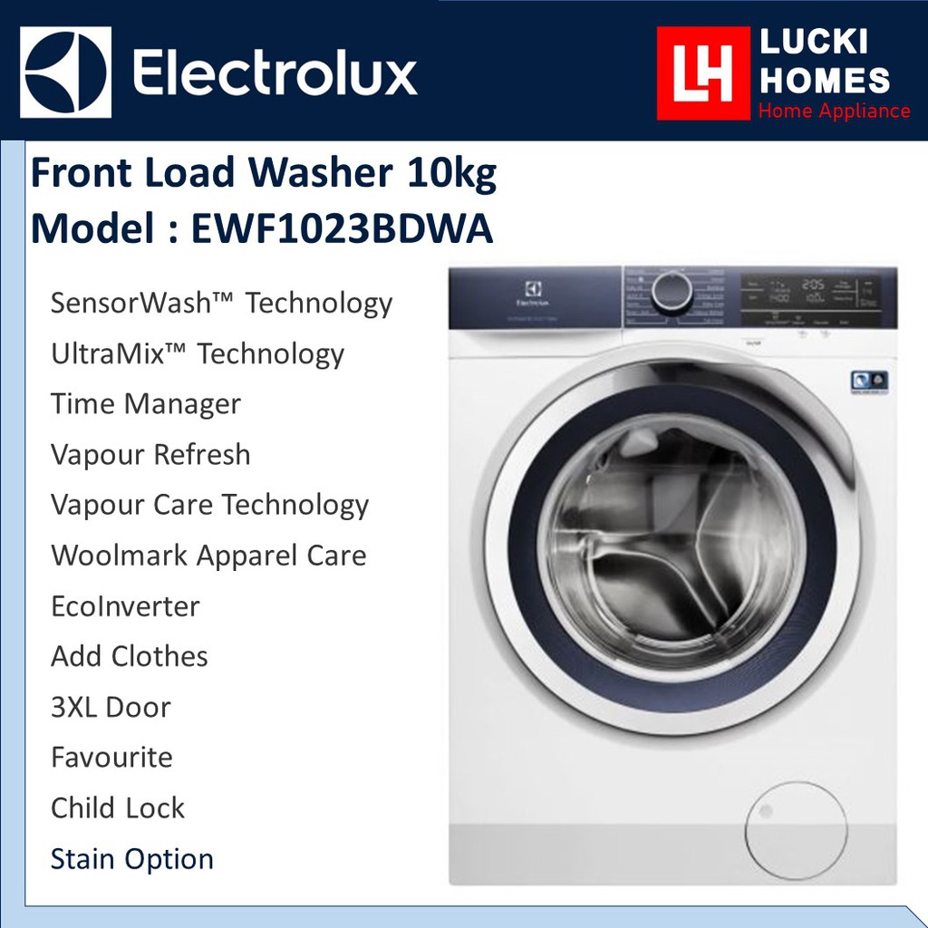 electrolux ultimatecare 800 washing machine